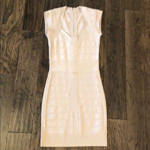 French Connection Rose Gold Dress